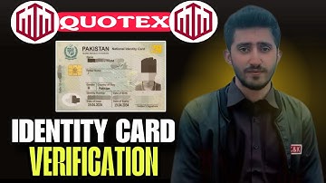 How to Verify Quotex Account -Identity  Verification on Quotex