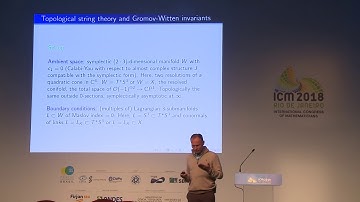 Open Gromov–Witten theory, skein modules, duality, and knot contact homology – T. Ekholm – ICM2018