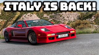 Italy Expansion Test for the RLS Career Overhaul Mod - BeamNG Career Overhaul Mod