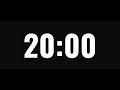 20 Minute Timer ⏳ | 1200 Second Countdown Clock | 20 Minute Deep Focus Sprint Timer ⏱️ 1200 Seconds