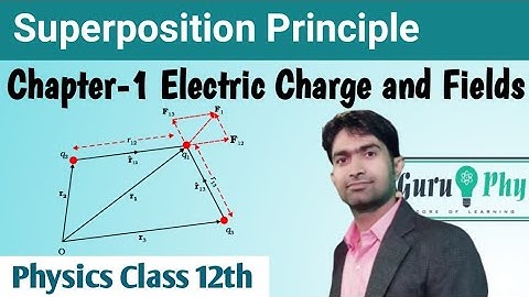 Superposition Principle, Physics Class 12th, Chapter-01, Lecture 2.4, NCERT