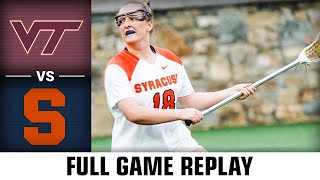 Virginia Tech Vs Syracuse Full Game Replay 2023 Acc Womens Lacrosse Championship Quarterfinals