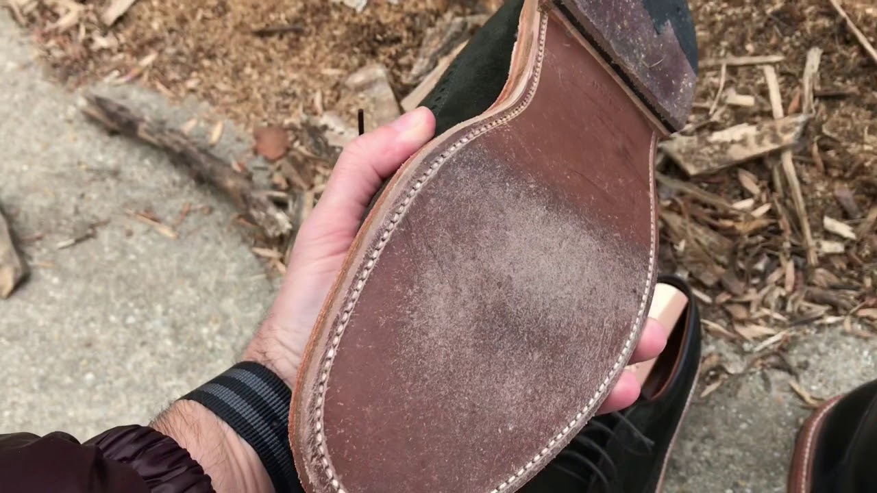 adding rubber to the bottom of shoes