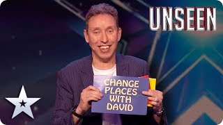 Trickster Mark Shortland plays MAGICAL CHAIRS with the BGT Judges! | Auditions | BGT: Unseen