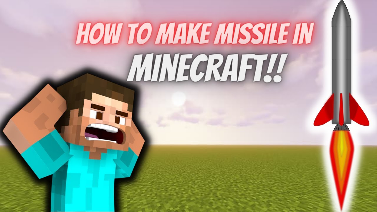 How to make rocket in Minecraft Minecraft rocket tutorial 🚀 YouTube
