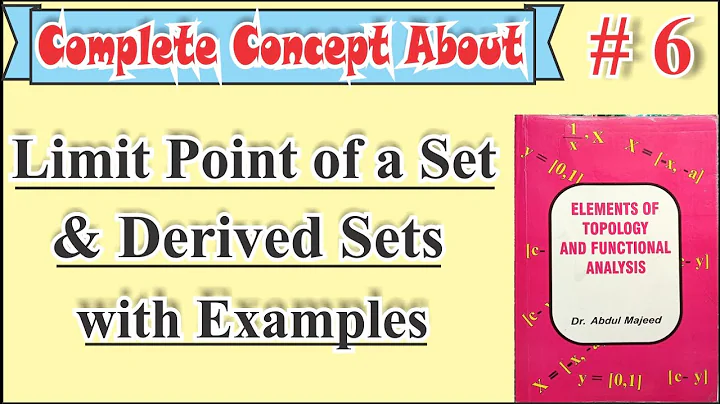Limit Point of a Set with Two Examples and Derived Set