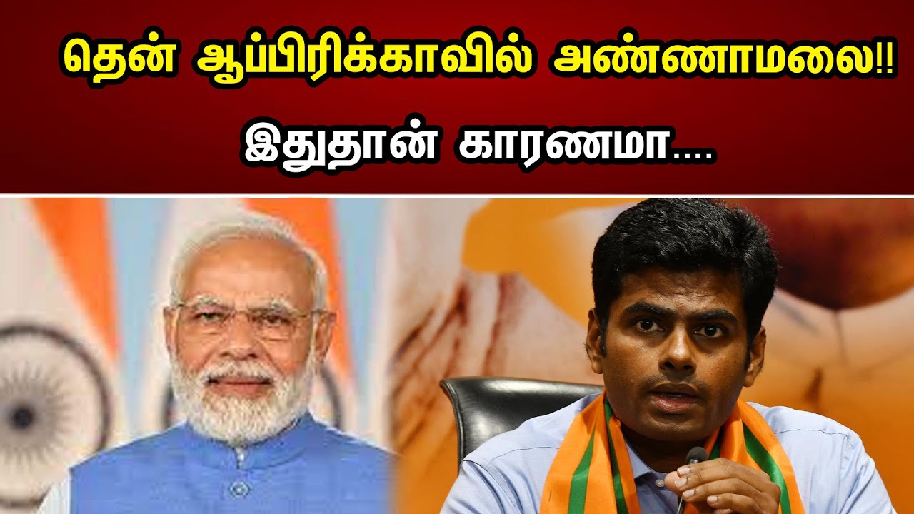 தென் ஆப்பிரிக்காவில் அண்ணாமலை | இதுதான் காரணமா....|Annamalai | BJP | South Africa | Chanakyaa News