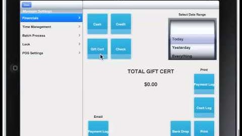 iPad POS Training Video- Quick Service Restautant: Close Out