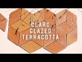 Claro glazed terracotta  how its made  clay imports