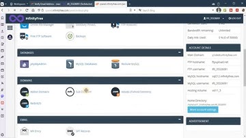 Free mysql, php web hosting and How to install  patient record management system