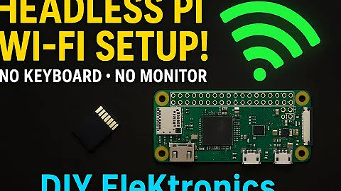 Headless Raspberry Pi Zero Wi-Fi Setup (No Monitor Needed!)