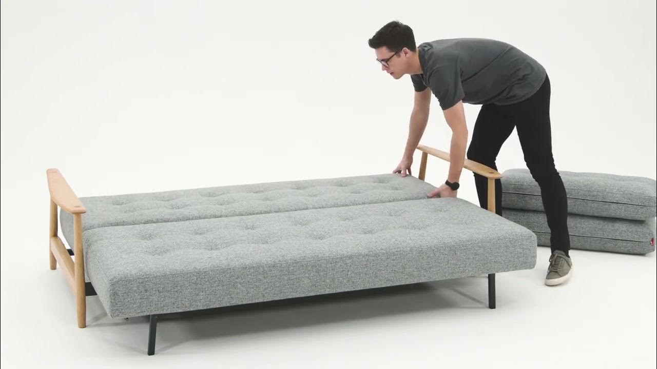 Eluma Deluxe Button Sofa Bed How To Operate YouTube