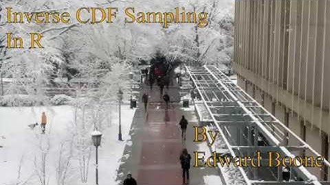 Inverse CDF Sampling in R