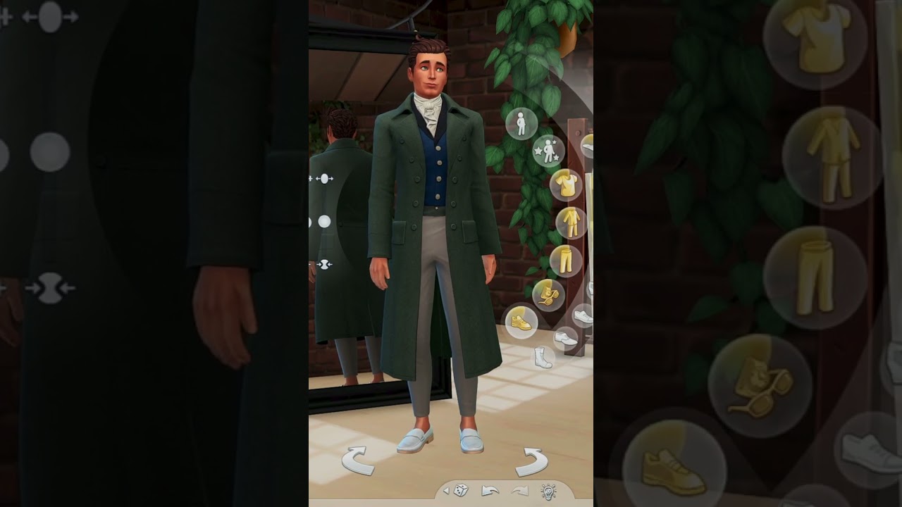 ¡Colocando el Azul y Verde en Sims 4! 🎮✨ #shorts