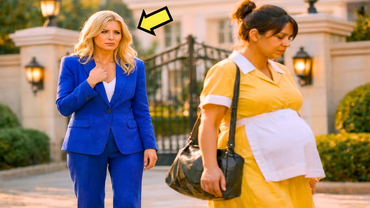 LA VEUVE RICHE SUIT LA FEMME DE MÉNAGE ENCEINTE… MAIS CE QU'ELLE DÉCOUVRE CHANGE SA VIE À JAMAIS