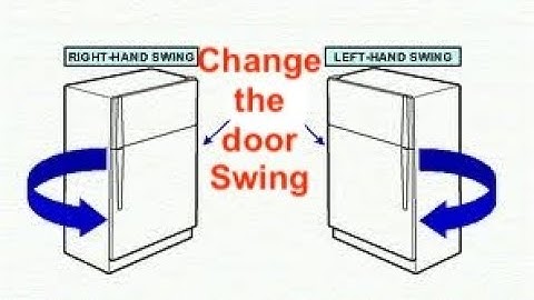 Refrigerator Door Opens The Wrong Way
