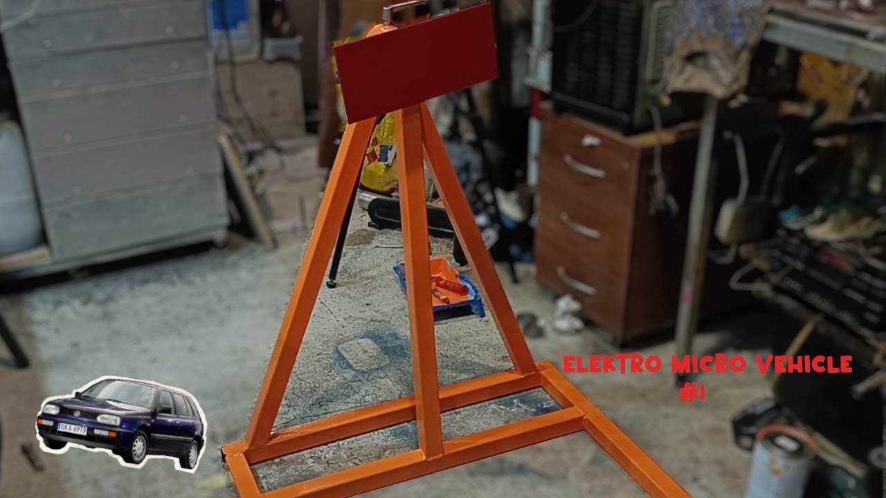 ElektroMicroVehicle - Budowa stojaka pod silnik VW Golfa 3🚗