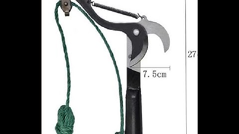 Đầu kéo cắt tỉa cành cây trên cao rất tiện