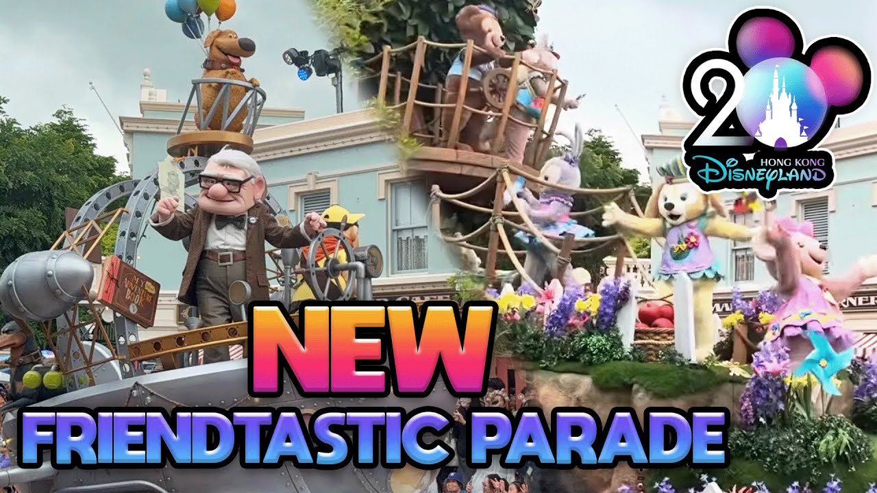 NEW Friendtastic Parade at Hong Kong Disneyland - The Most Magical Party of All 20th Anniversary