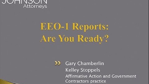 EEO-1 Reports: Are You Ready?