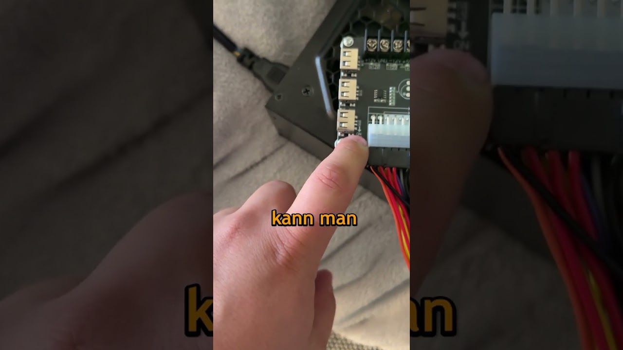 ATX Netzteil ohne PC starten 5€ AliExpress Gadget