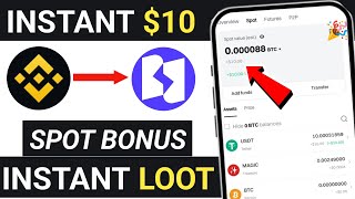 lnstant 10$ Spot Bonus 🤑 | New Exchange Offer | New Crypto Loot Today | Instant Crypto Loot