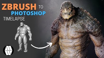 ZBrush to Photoshop Timelapse - 