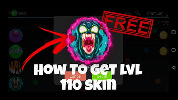 HOW TO GET LEVEL 110 SKIN IN BLOB.IO 💯