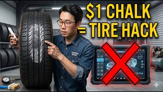 This $1 Chalk Trick Exposes Hidden Tire Damage INSTANTLY — Mechanics BURIED This!