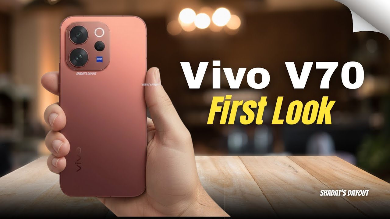 Официальный первый взгляд на Vivo V70 — наконец-то он здесь!