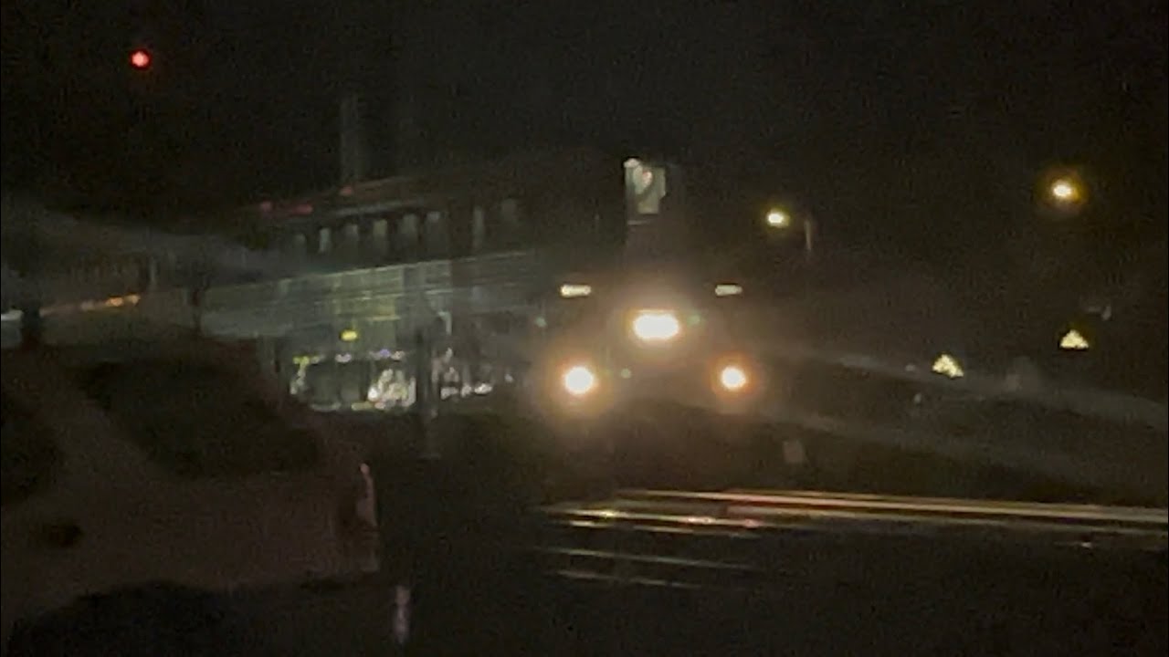 CDTX 8309 leads Amtrak Capital Corridor 546 through Cherry St in Newark ...
