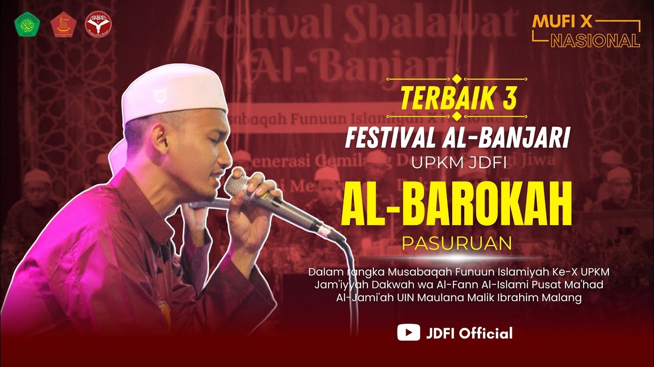 Al-Barokah - Pasuruan | Terbaik 3 Festival Al-Banjari MUFI X Nasional UPKM JDFI