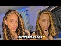 DOING MY BUTTERFLY LOCS FOR THE FIRST TIME (Beginner Friendly)
