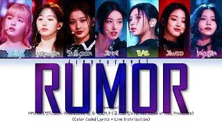 How would NMIXX (엔믹스) sing Rumor by PRODUCE48 국.슈 H.I.N.P (국프의 핫이슈 Hot Issue of Ntl. Producers)
