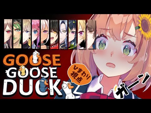 【goosegooseduck/アヒル人狼】私は世界で一番真っ白なアヒルなので助けてください。助けてもらえないのであれば、丸のみッ★【本間ひまわり/にじさんじ】