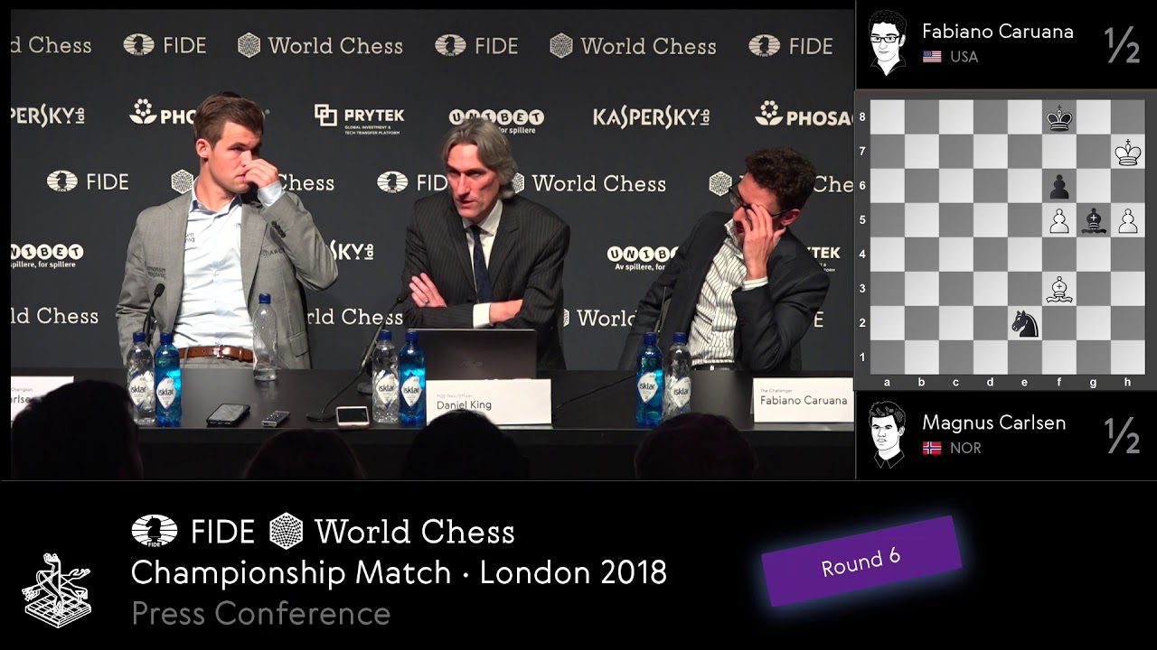 World Chess Championship 2018 day 6 press conference