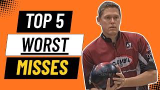 The top 5 WORST bowling misses of all time