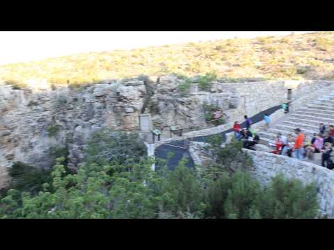 video of the entrance to the Carlsbad Caverns from the bat flight amphiteater