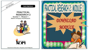 Practical Research 2: Module 1 [DOWNLOAD] Explained in Filipino
