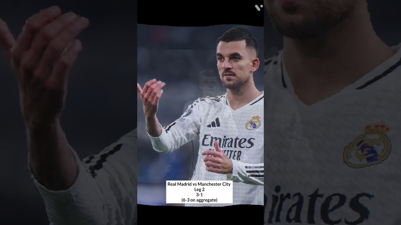 Real Madrid performance against Manchester City 💀