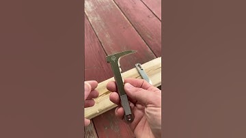 Would you carry this? (Pocket sized EDC CatClaw Prybar) #shorts #youtubeshorts