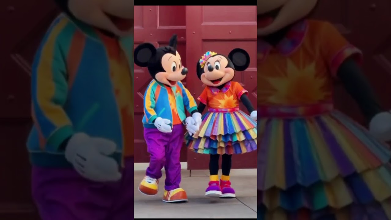 Mickey and Minnie on Buena Vista Street!