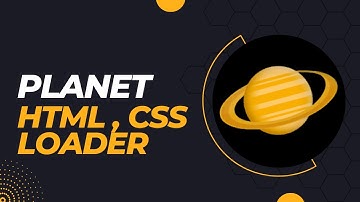 Saturn planet - Animated CSS Loader