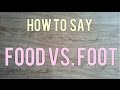 КАК ПРОИЗНОСИТСЯ FOOD, FOOT, LOOK, TOOK, COULD, WOULD в английском