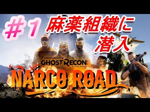 ♯1 DLC「ナルコ・ロード」『ゴーストリコン ワイルドランズ』エディ・エスコバド 編 麻薬組織に転職しました!【実況】