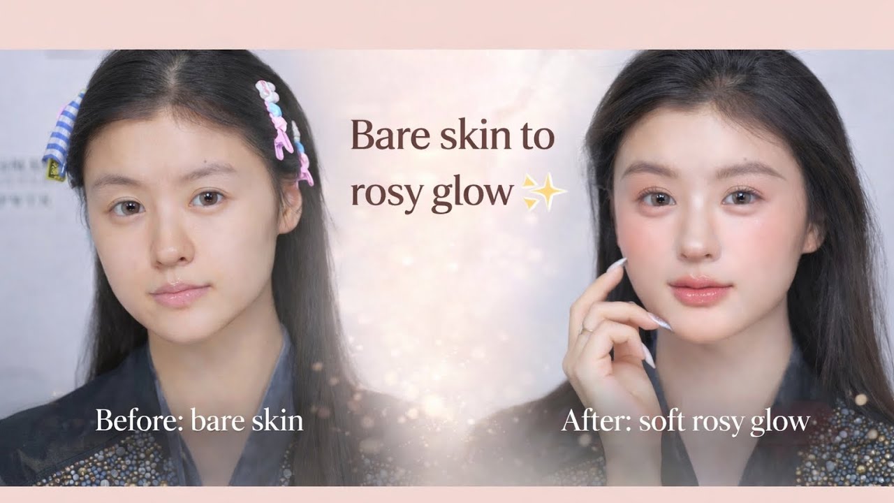 From  bare skin to soft rosy glow ✨Not heavier, just prettier.