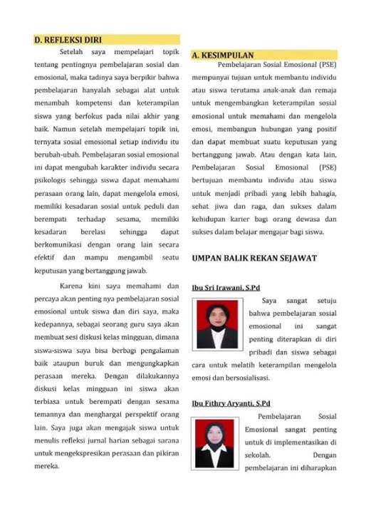 Jurnal pembelajaran modul 2 pembelajaran sosial emosional (PSE) #ppg #ppgpiloting #ppgdaljab2024