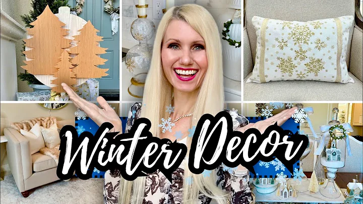 *WINTER DECOR IDEAS* 10 EASY DECORATING IDEAS For A COZY & INVITING HOME!