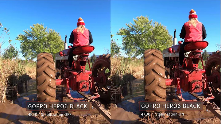 GoPro HERO6 Black Stabilization: ON vs OFF
