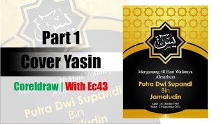 Design Cover Yasin Sederhana Part 1 di Coreldraw